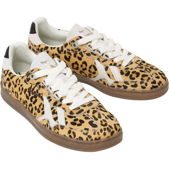 Sapatilhas Ball Top leopardo <span itemprop=