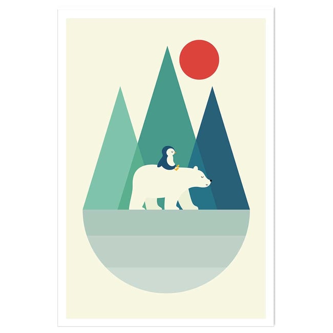 Affiche  walking on the moon - HEXOA