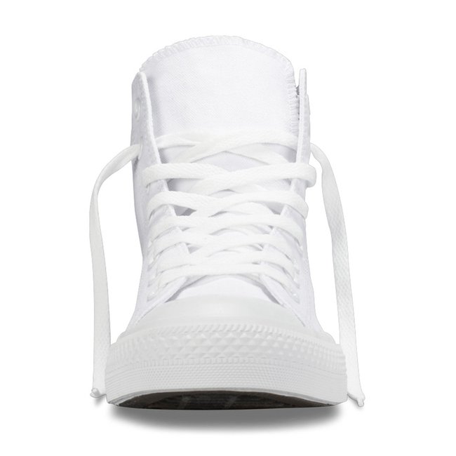 Chuck taylor all star mono canvas hi high top trainers white Converse La Redoute