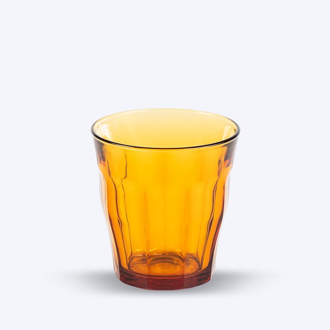 Verre à eau  25cl (Lot de 6)  PICARDIE Couleur jaune <span itemprop=