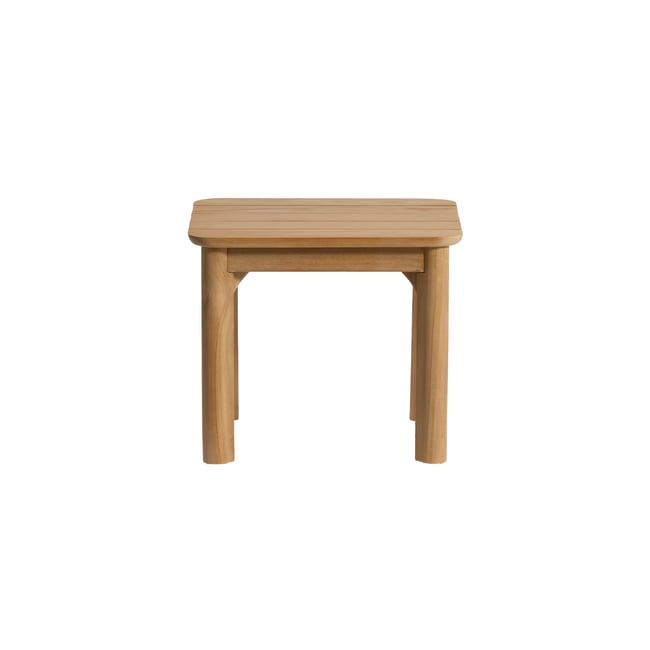 Table d'appoint de jardin en teck  PIANA naturel <span itemprop=