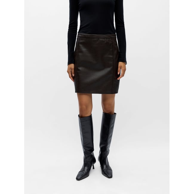 Jupe marron - seal brown1 <span itemprop=