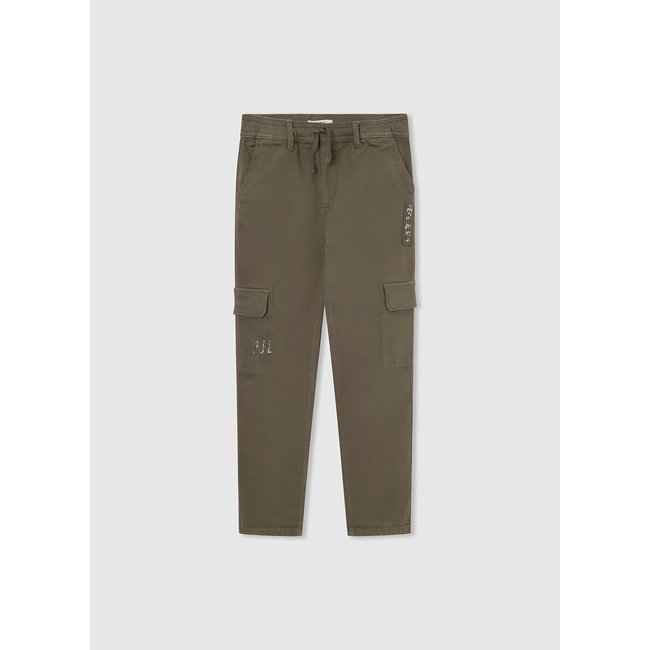 Брюки карго хаки PEPE JEANS