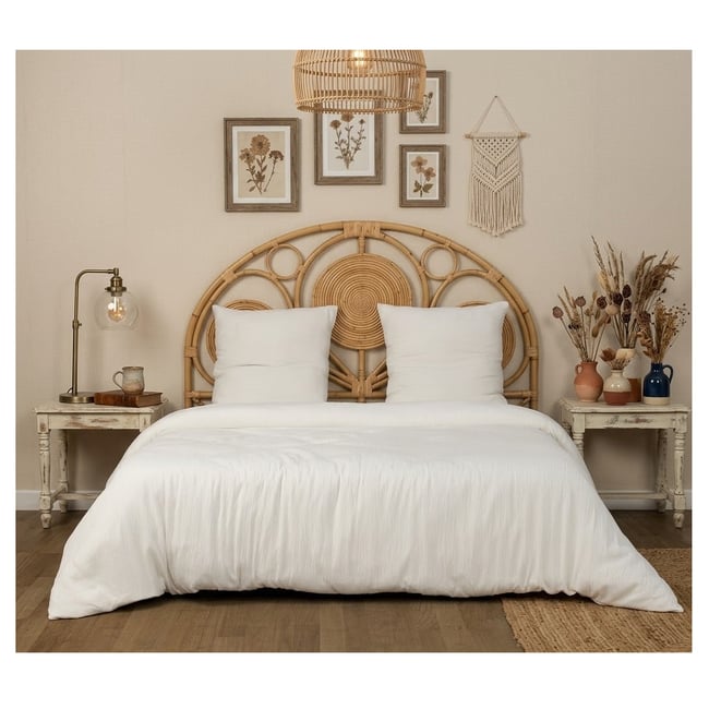 Parure de lit en gaze de microfibre Collection Uni - EDEN