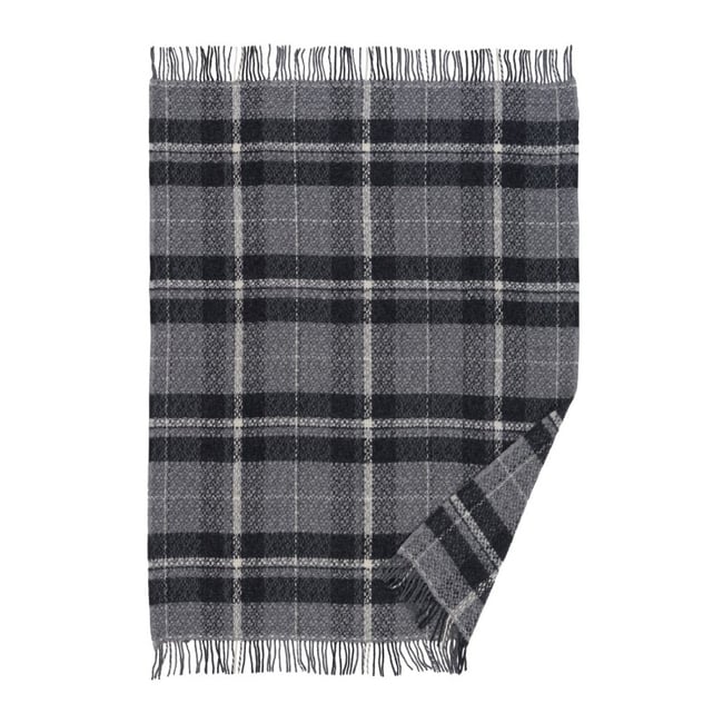Plaid laine d'agneau carreaux  SNUGGLE - KLIPPAN