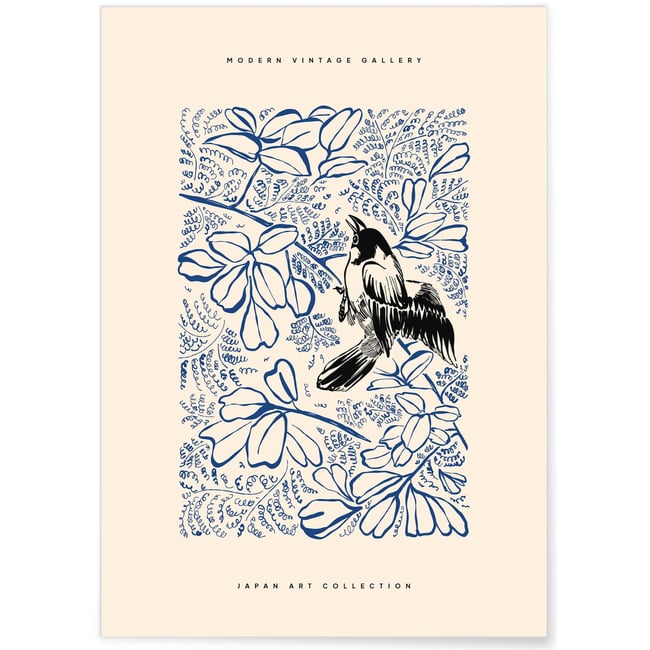 Affiche Art Japon 19 Couleur blanc <span itemprop=