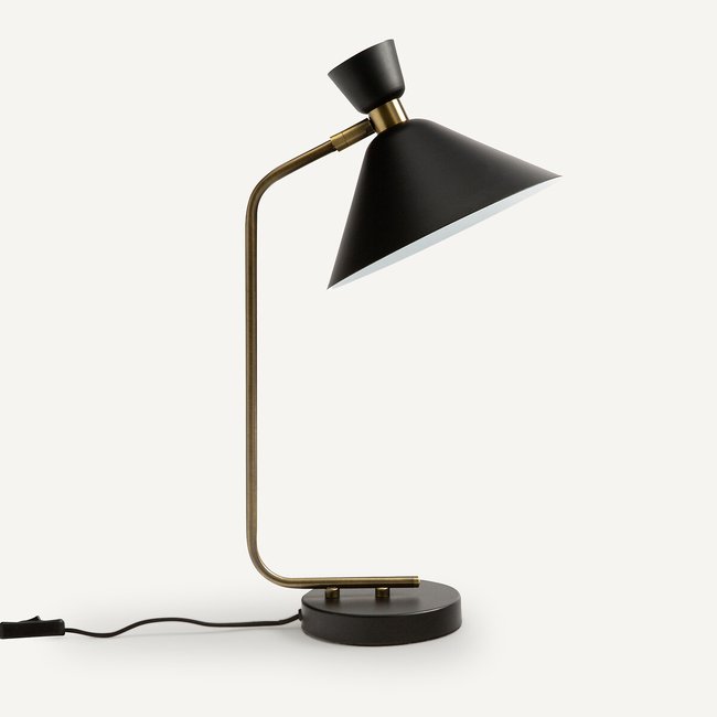 Lampe laiton vieilli Zoticus Couleur laiton vieilli <span itemprop=