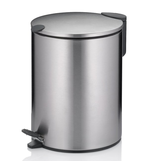 Poubelle Mats inox 5 L Couleur argent / métallique <span itemprop=