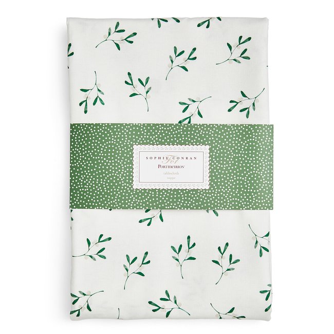 Mistletoe Tablecloth - 140x180cm, white, SOPHIE CONRAN FOR PORTMEIRION