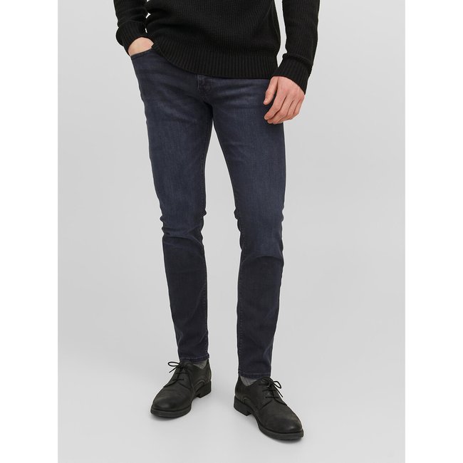 Джинсы узкие Jjiglenn темно-синий JACK & JONES