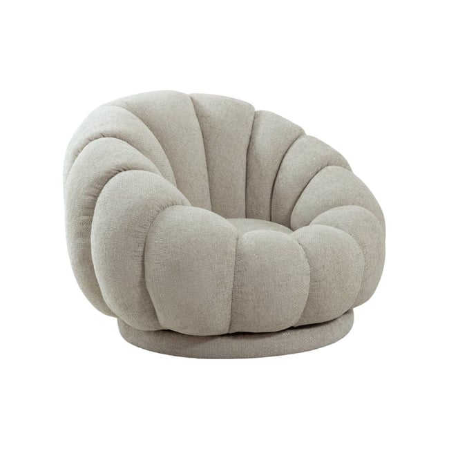 Fauteuil nuage en tissu HÉLÉNA - MADE IN MEUBLES 