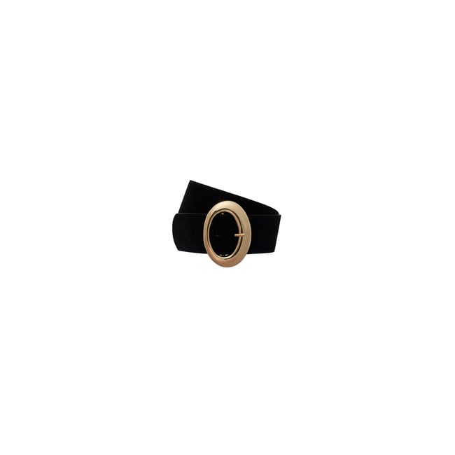 Ceinture effet velours ALBA noir <span itemprop=