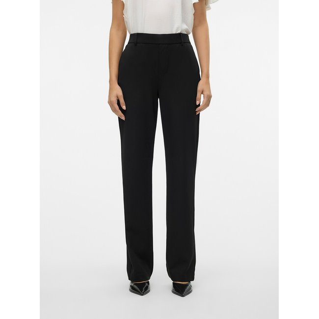 Straight Trousers, black, VERO MODA