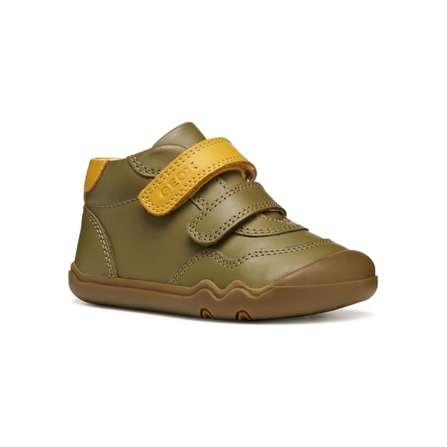 Chaussons souples montants en cuir Steppieup - GEOX