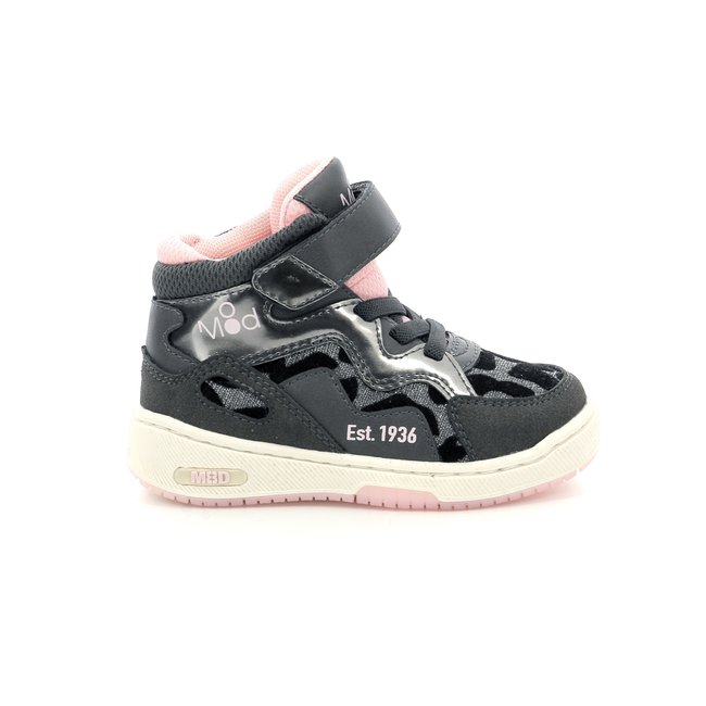 Sneakers hautes Synthetique Dealmooding noir <span itemprop=