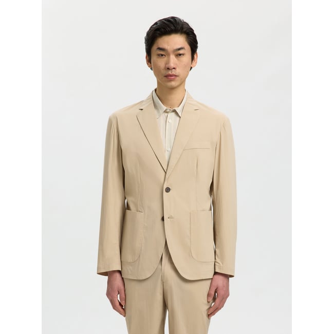Blazer gris - white pepper1 <span itemprop=