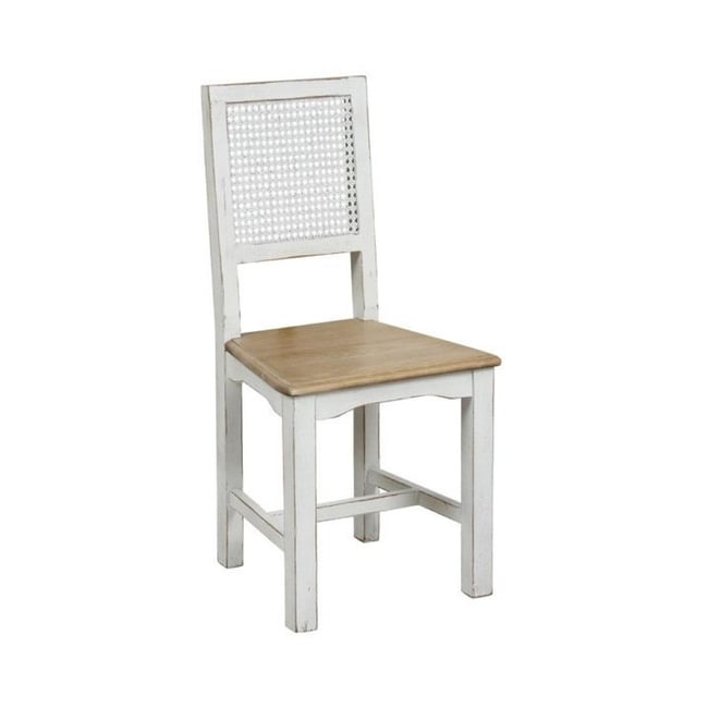 Chaise canné - ESQUISSE Couleur blanc <span itemprop=