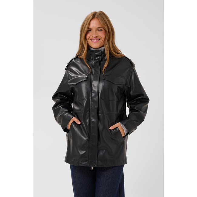 Manteau noir black deep <span itemprop=