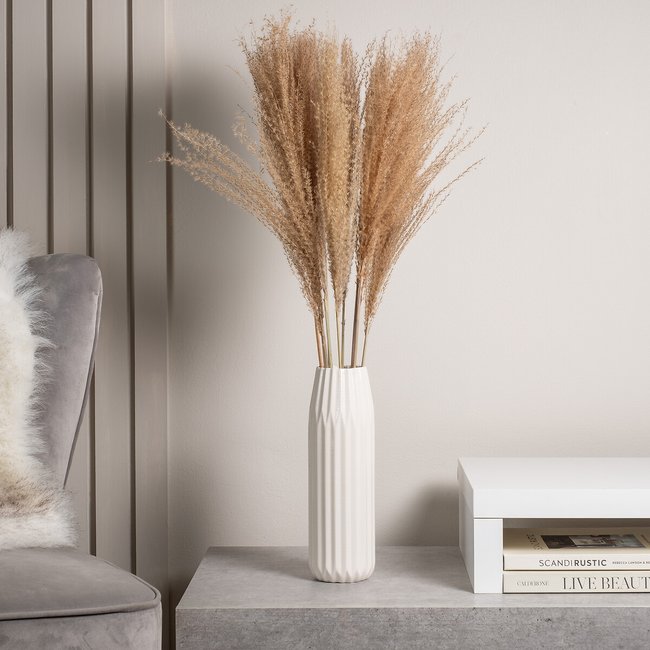 70cm Natural Dried Fluffy Grass, brown, SO'HOME