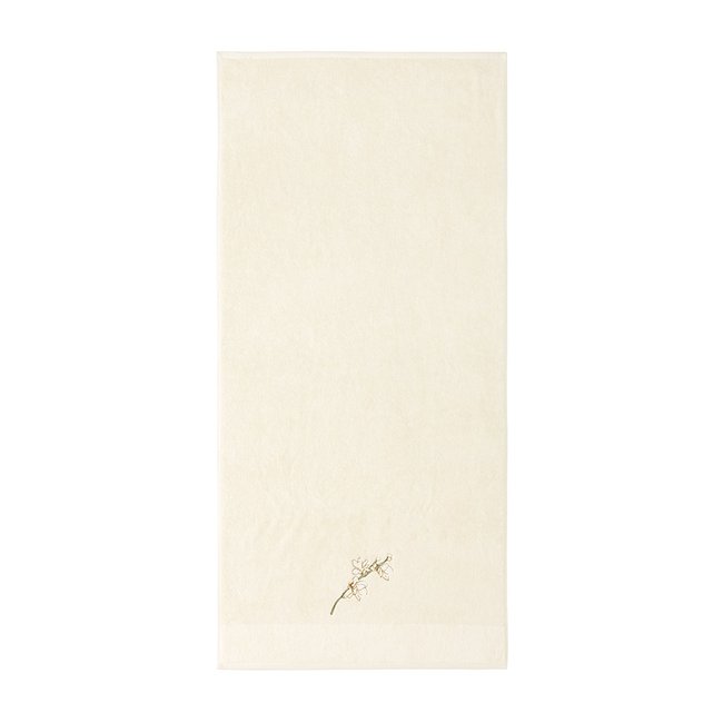 Serviette de bain en coton,ALMOND FLOWERS multicolore <span itemprop=