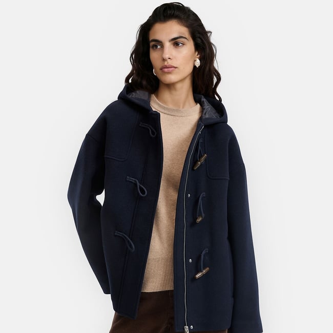 Kurzer Dufflecoat mit Kapuze - LA REDOUTE COLLECTIONS