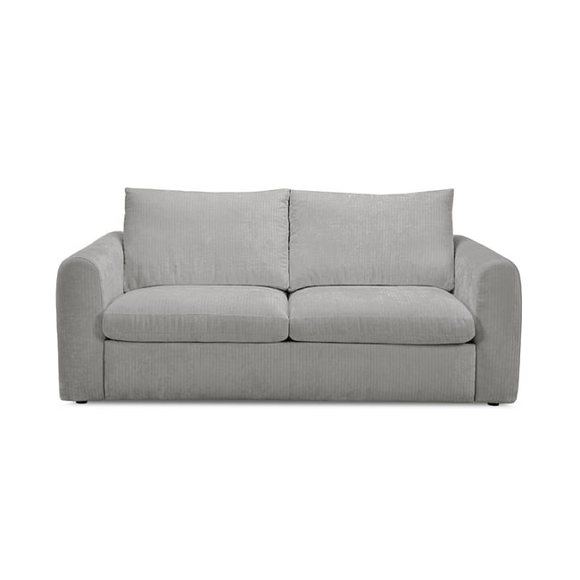 Canapé lit 3 places en velours côtelé couchage 160x190 cm, ARCHI - BOBOCHIC