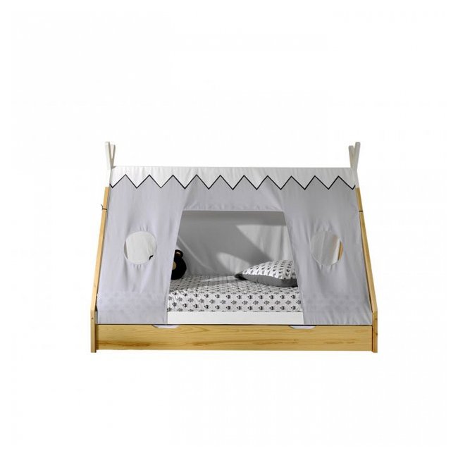 Lit tipi tiroir et toile de tente - VIPACK