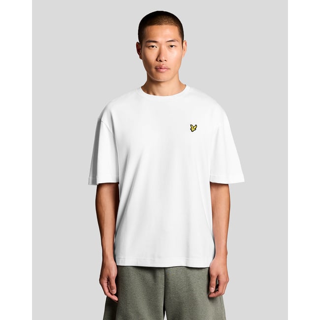 T-shirt ultra doux en mélange de coton blanc <span itemprop=