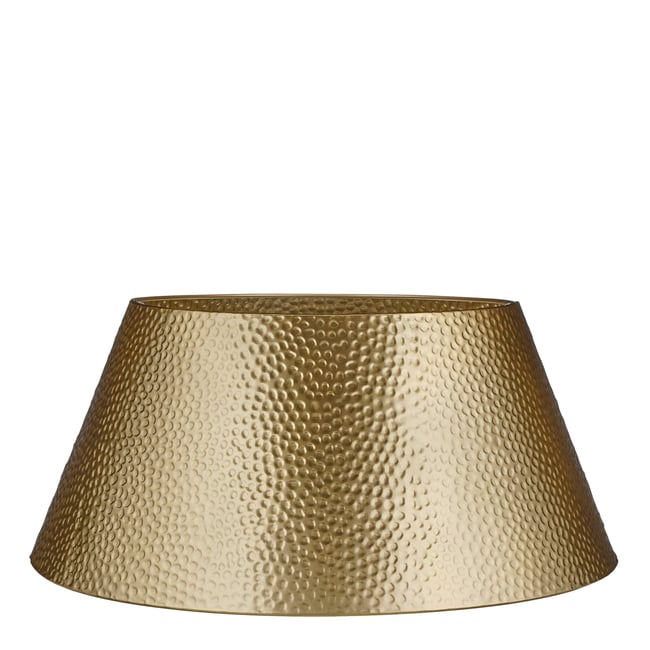 Cache-pied de sapin de Noël L58 cm GLACIA Couleur or <span itemprop=