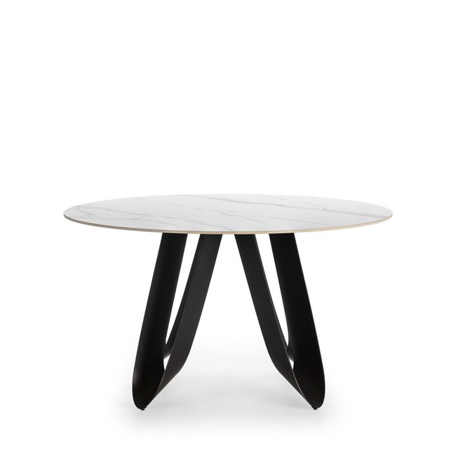 Table à manger 6 personnes ronde en céramique- ZALCOR - DRAWER
