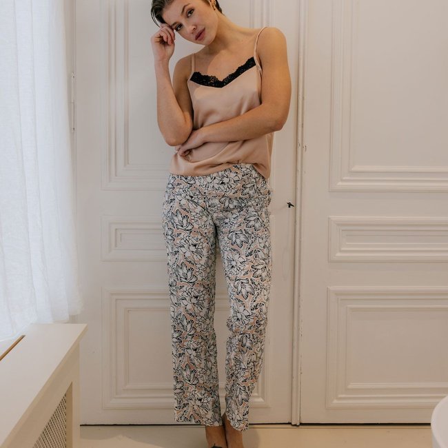 Pantalon BRUNE multicolore <span itemprop=