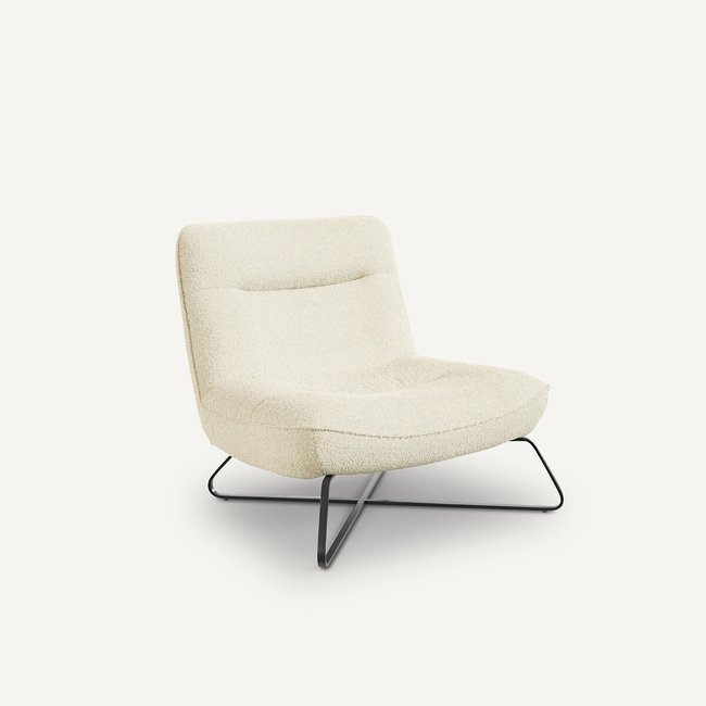 Sessel Helma, Bouclé ecru <span itemprop=