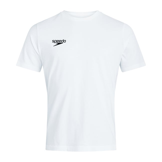 T-shirt manches courtes motif/style logo CLUB blanc <span itemprop=
