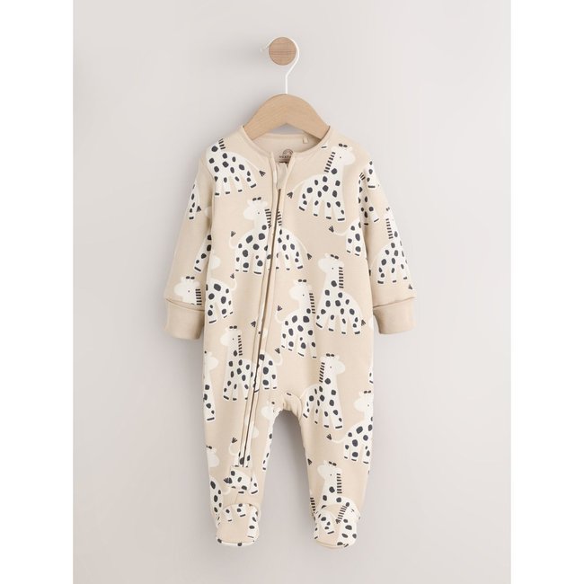 Dors-bien bébé ouatiné 2,5 tog girafe écrue <span itemprop=