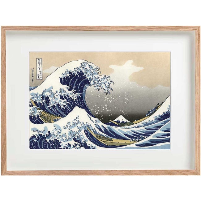 Décoration murale Vagues 30 x 40 cm Couleur v019845 <span itemprop=