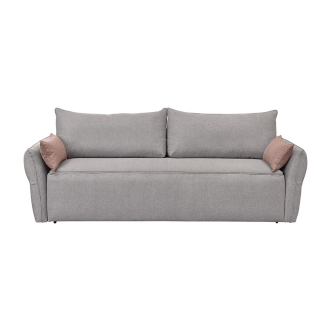 Canapé lit 3 places avec coffre et matelas L238 cm - LAGOS - CALICOSY