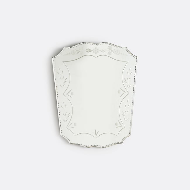 Miroir style vintage vénitien, Ciselia Couleur transparent <span itemprop=