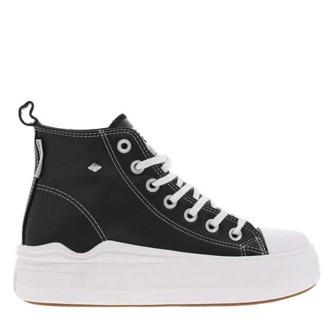 Baskets montantes noir <span itemprop=
