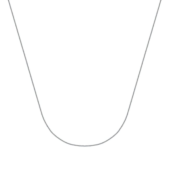 Collier en or blanc 375 VENETA argent <span itemprop=