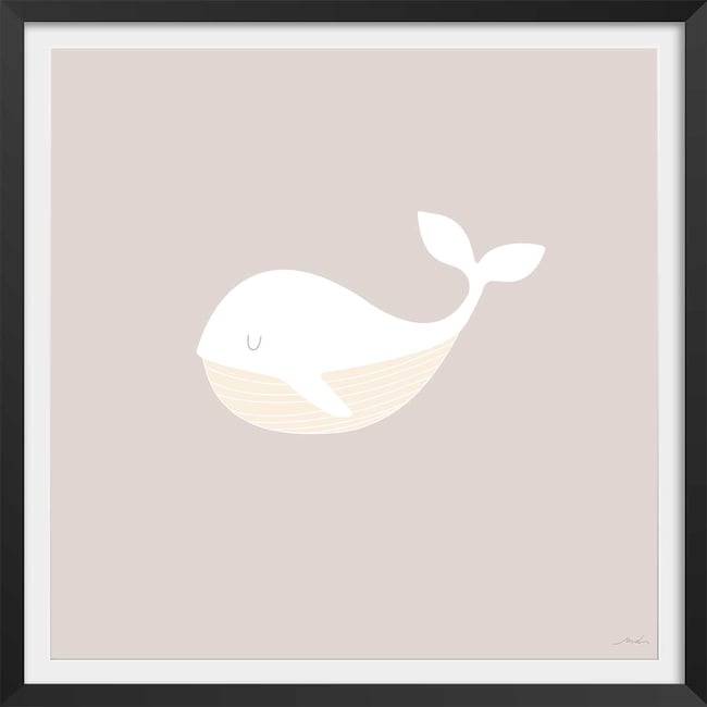 Affiche enfant balein oh - HEXOA
