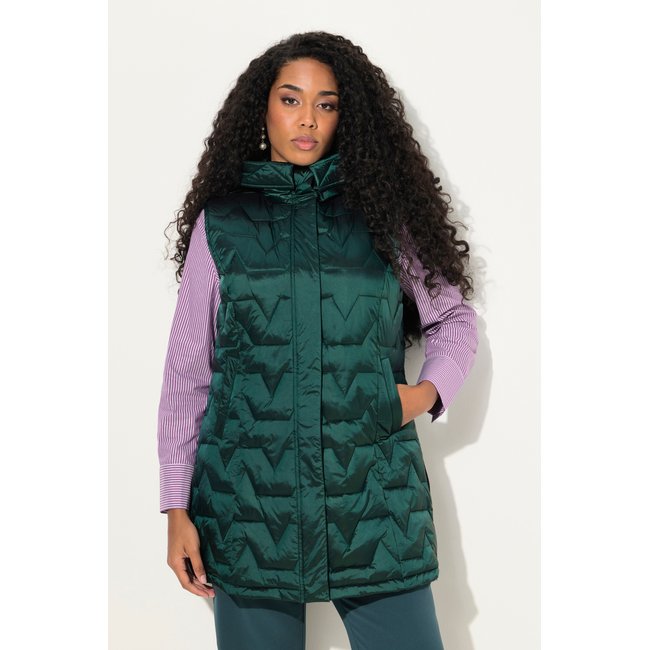 Gilet matelassé sans manches, aspect duvet - ULLA POPKEN