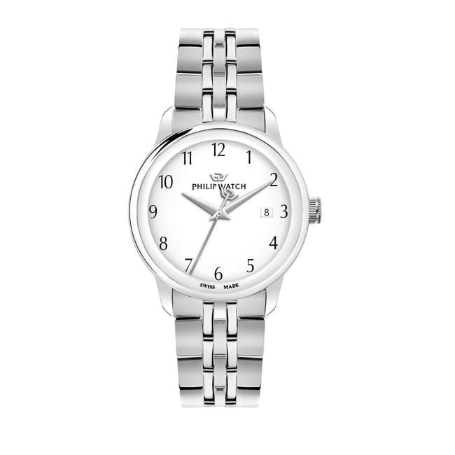 Montre analogique en acier ANNIVERSARY argent <span itemprop=