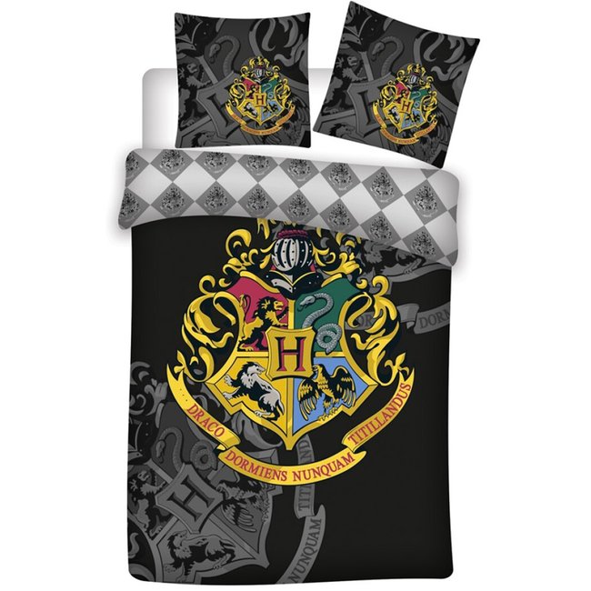 Parure de Lit Enfant Blason d'Or noir <span itemprop=