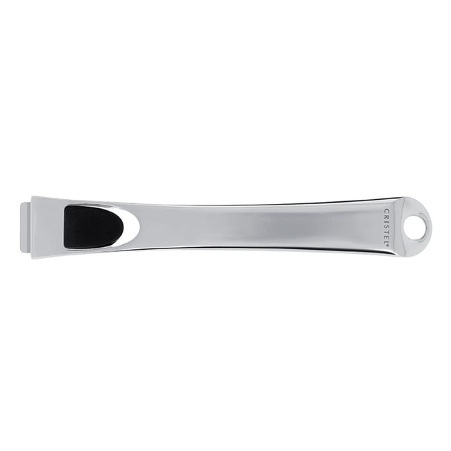 Poignée amovible en inox brillant bouton silicone CASTELINE inox <span itemprop=
