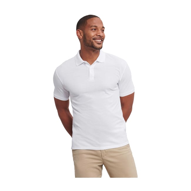 Polo AUTHENTIC ECO blanc <span itemprop=