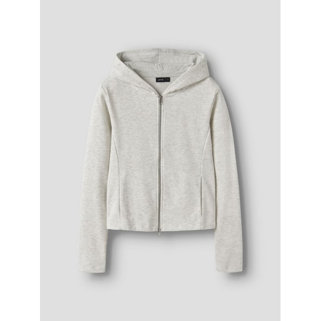 Sweat-Shirt Zippé À Capuche gris - light grey melange <span itemprop=