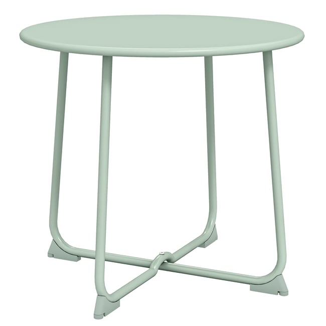 Table basse d'extérieur Métal Vert Foncé vert foncé <span itemprop=