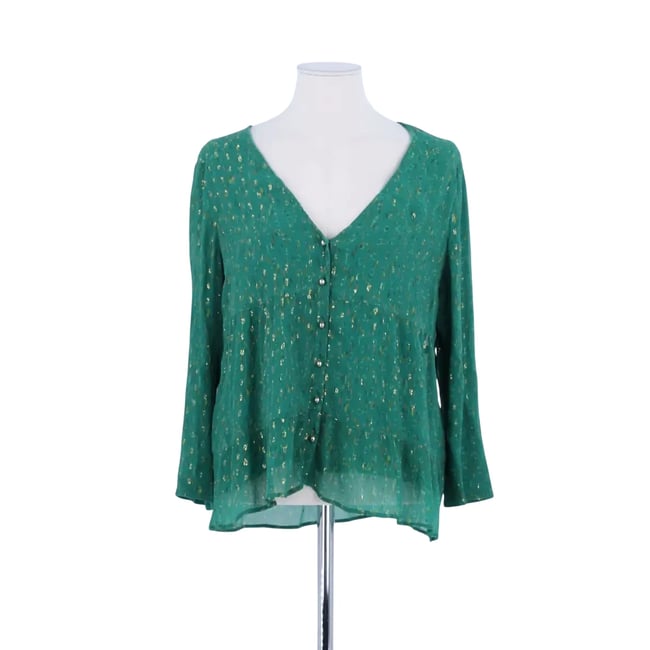 Blouse - Très Bon État vert <span itemprop=