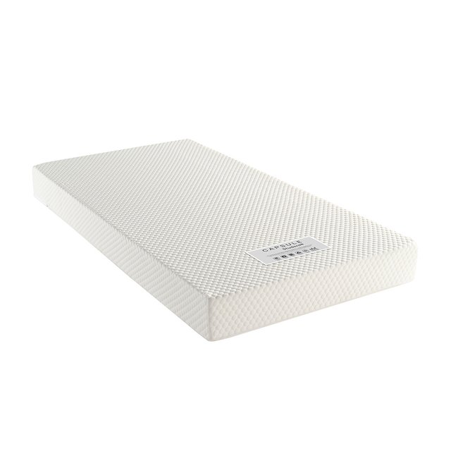 Capsule Student Foam Mattress, white, SO'HOME