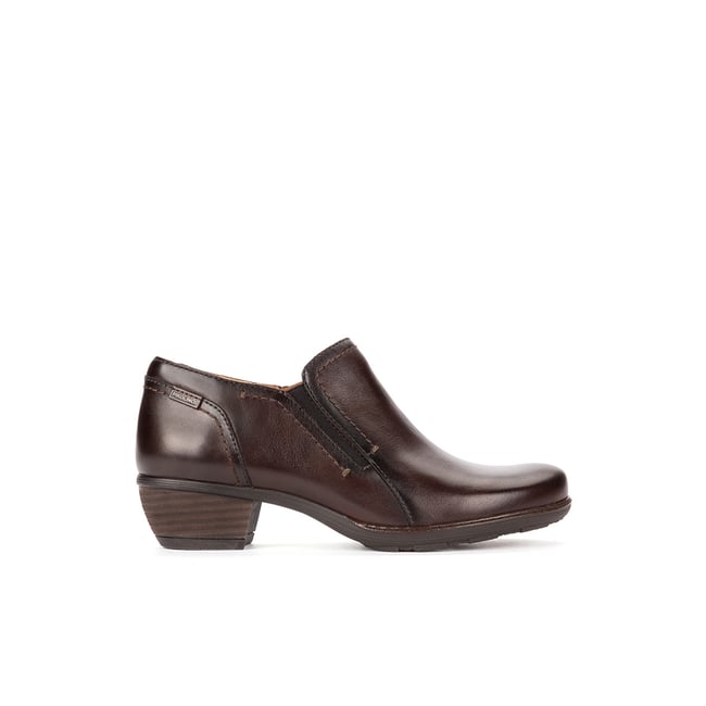 Chaussures montantes cuir Utiel caoba <span itemprop=